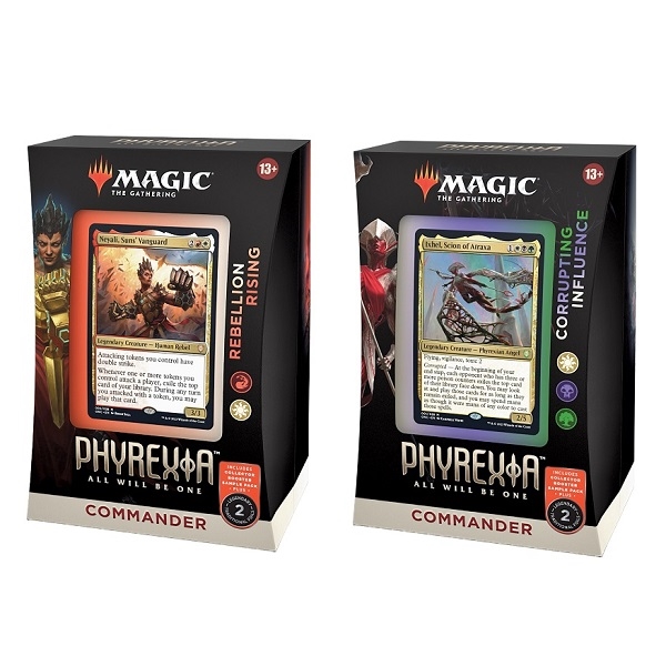 Begge Commander Decks -  Phyrexia All Will Be One - Magic the Gathering 